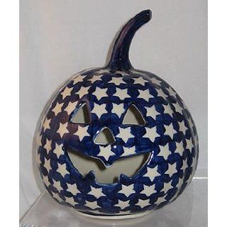 7 Polish Pottery Patriotic Stoneware Pumpkin Halloween