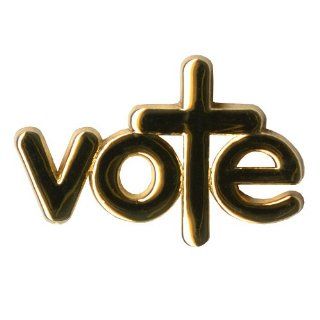 Christian Vote Pin   10 Pack Jewelry