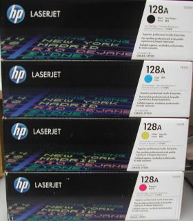 Genuine HP 128A Toners ~ CE320A * CE321A * CE322A * CE323A ~ Brand New