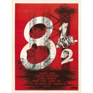 8.5 Movie Poster (11 x 17 Inches   28cm x 44cm) (1963