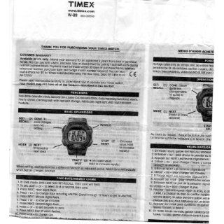 TIMEX Ephemera, W 89 Timex Watch Instructions Everything