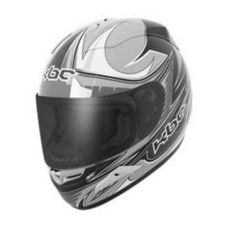 KBC FORCE RR RACE SIL_BLK XL MOTORCYCLE Full Face Helmet  