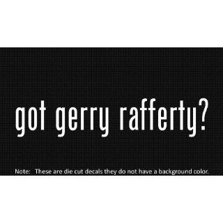 (2x) Got Gerry Rafferty Logo sticker vinyl decals