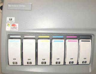 HP DesignJet 5500ps Wide Format Printer Plotter Color