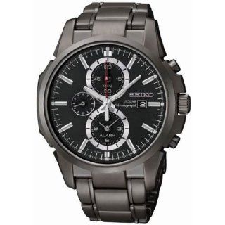 Seiko Solar Alarm Chronograph with Date Mens watch #SSC095 Watches