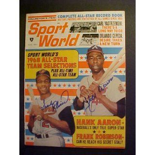 Hank Aaron Atlanta Braves & Frank Robinson Baltimore