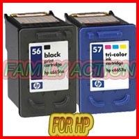 PK HP 56 57 Ink Cartridges C6656AN C6657AN HP56 HP57 725184712326