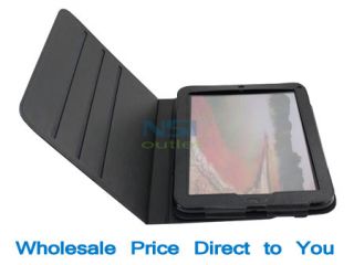 Leather Case Cover Stand Stylus Pen for HP Touchpad