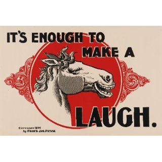 8x11 Inches Poster.Its Enough to Make a Laugh, 1896