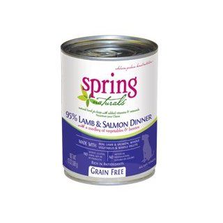 Spring Naturals Grain Free Canned Dog 95% Lamb & Salmon