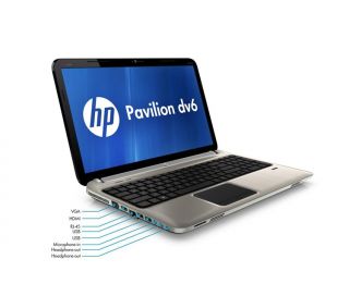 HP Pavilion dv6 6130US 15 6 Entertainment Notebook PC Gray i3 2330M