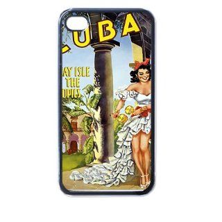 vintage poster cuba holiday iphone case for iphone 4 and