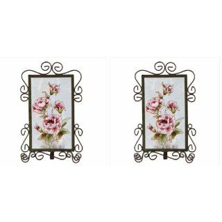 Roses Candle Holders Set of 2