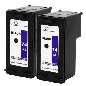 Pack HP 74XL 74 XLCB336WN Back Ink Cartridge