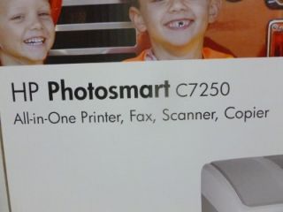 HP Photosmart C7250 All in One Print Fax Scan Copy Wireless