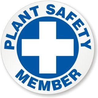 Plant Safety Member Vinyl (3M Conformable)   1 Color Spot