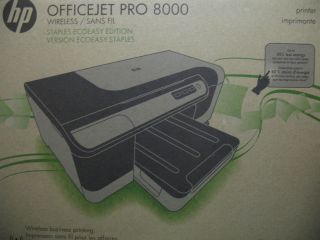 HP Officejet Pro 8000 Wireless Printer A809N New Other