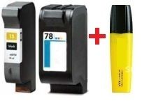2PK HP 15 78 Ink Jet Cartridges for PSC 750 xi 950 950xi Printer