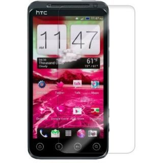 Clear Screen Protector Sheild with Cleaning Cloth for HTC EVO V 4G