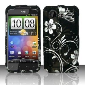White Flowers Case Phone Cover HTC Droid Incredible 2