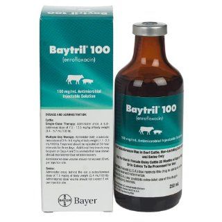 Baytril 100 Antimicrobial Injectable Solution for Cattle
