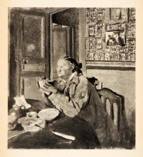 1939 Photogravure Edouard Vuillard Breakfast Coffee Food