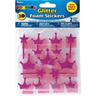 Darice 106 766 Foam Glitter Stickers 7/Pkg Toys & Games