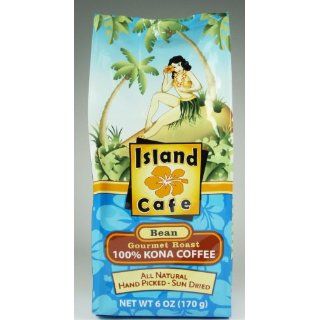 Island Cafe 100% Kona Coffee Whole Bean 6 Oz Grocery