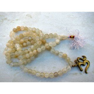 Mala 108 Prayer Beads on String with Om Pendant Arts, Crafts & Sewing