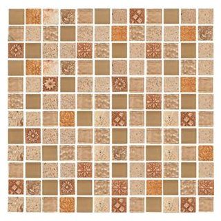 UGS1004 GLASS AND STONE BLEND Tile 10sqft/one Box Home
