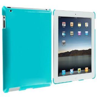 Baby Blue Crystal Hard Skin Case Cover for Apple iPad 2