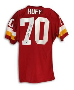 Sam Huff Signed Washington Redskins Throwback Jersey
