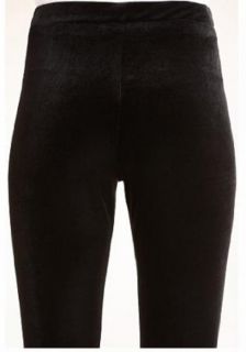 Hue Cotton Black Velour Leggings XL Extra Large New