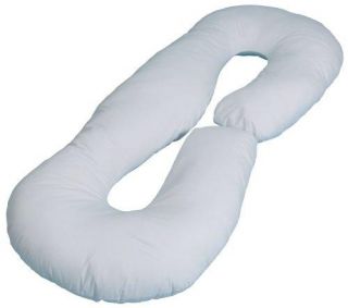 New Leachco Snoogle Loop Contoured Fit Body Pillow Ivory