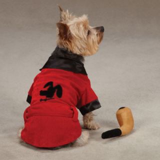 Casual Canine Hugh Hefner Dog Costumes Party Hounds Smoking Jacket