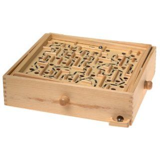 Wooden Labyrinth Puzzle Toys & Games