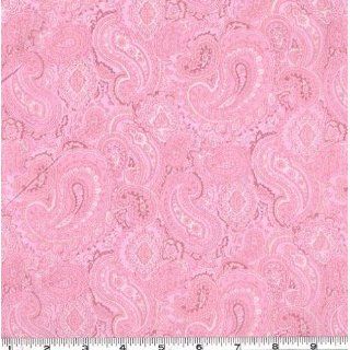 108 Quilt Backing Paisley Pink Fabric By The Yard Arts