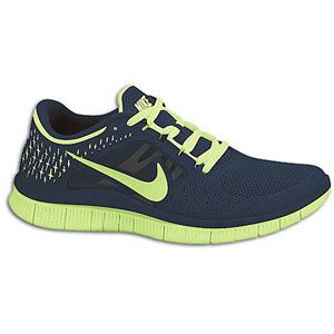 Nike Free Run + 3   Womens   Running   Shoes   Thunder Blue/Liquid