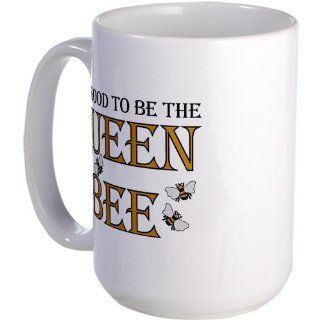 Good To Be Queen Bee Large Mug Humor Large Mug by