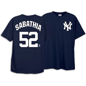 Majestic MLB Name and Number T Shirt   Mens   C.C. Sabathia   Yankees