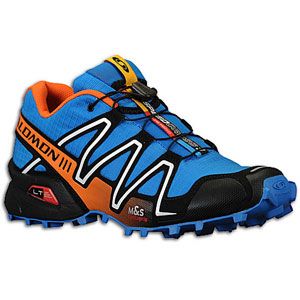 Salomon Speedcross 3   Mens   Running   Shoes   Bright Blue/Black