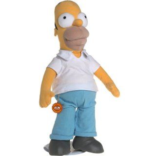 18 inch Plush Talking Poseable Homer Simpson with stand