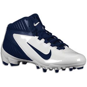 Nike Alpha Speed TD 3/4   Mens   Football   Shoes   White/Midnight
