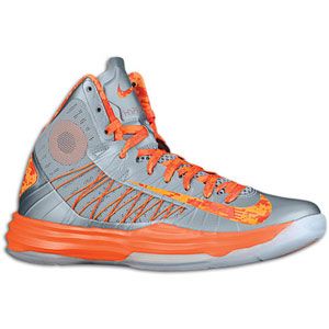 Nike Hyperdunk   Mens   Basketball   Shoes   Wolf Grey/Orange Blaze