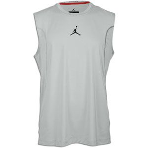  polyester/16% spandex with an embroidered Jumpman on front. Imported