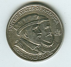 50¢ Huguenot Walloon Silver Commemorative UNC