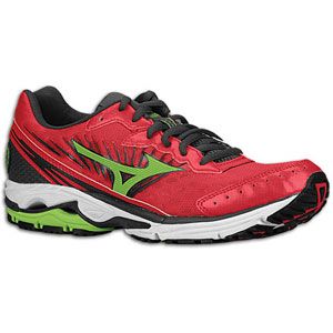 Mizuno Wave Rider 16   Womens   Running   Shoes   Rouge Red/Apple