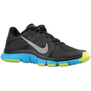 Nike Free Trainer 5.0   Mens   Black/Blue Glow/Volt/Reflective Silver