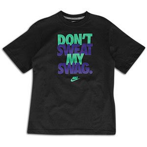 Nike T Shirt   Boys Grade School   Casual   Clothing   Black/Green
