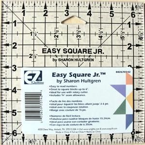 EZ Square Jr 6 5 inch Patchwork Quilting Rotary Cutting Template Ruler
